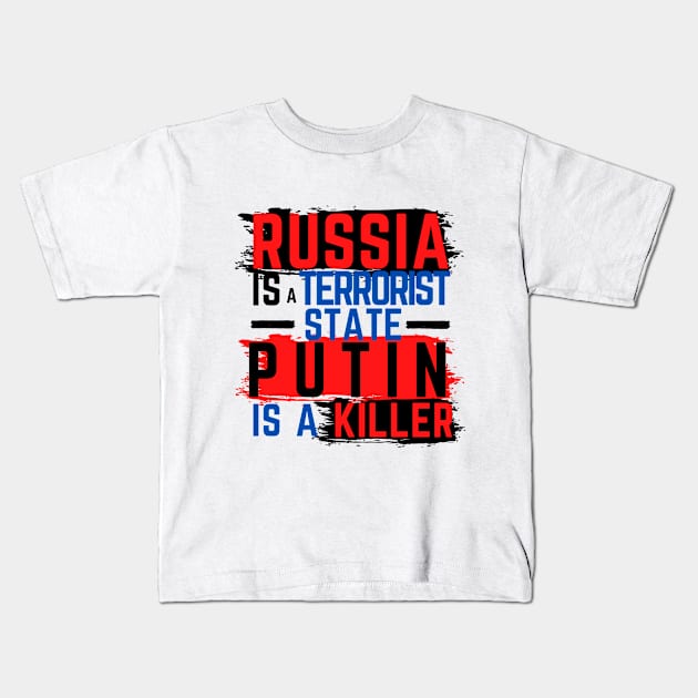 russia terrorist Kids T-Shirt by OnlyHumor